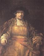 REMBRANDT Harmenszoon van Rijn self-portrait (mk33) painting